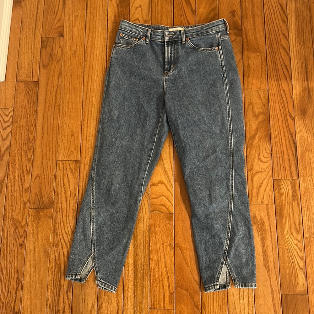 Topshop Straight Leg Jeans